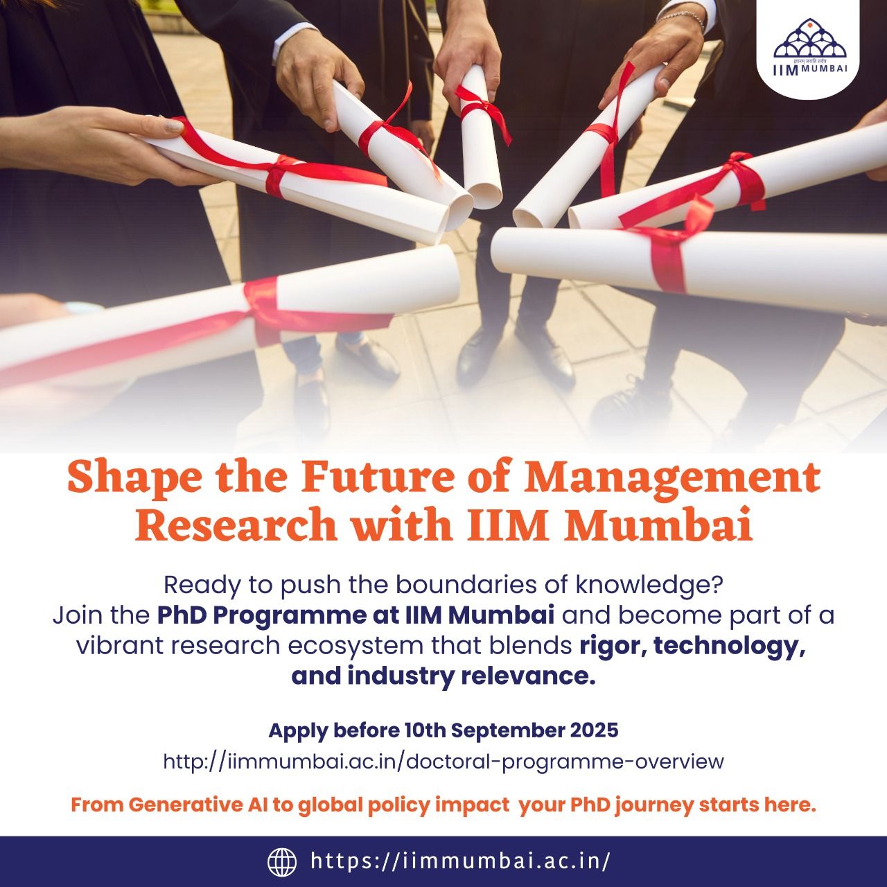 PhD Programme in Management at IIM Mumbai