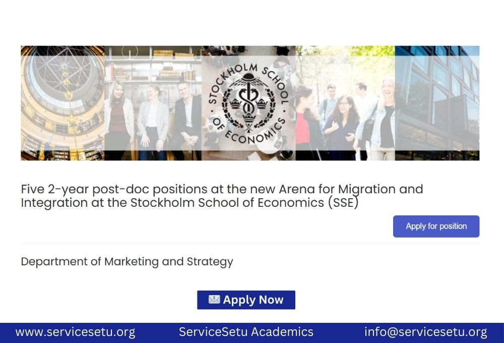 Postdoctoral Positions | Stockholm School of Economics