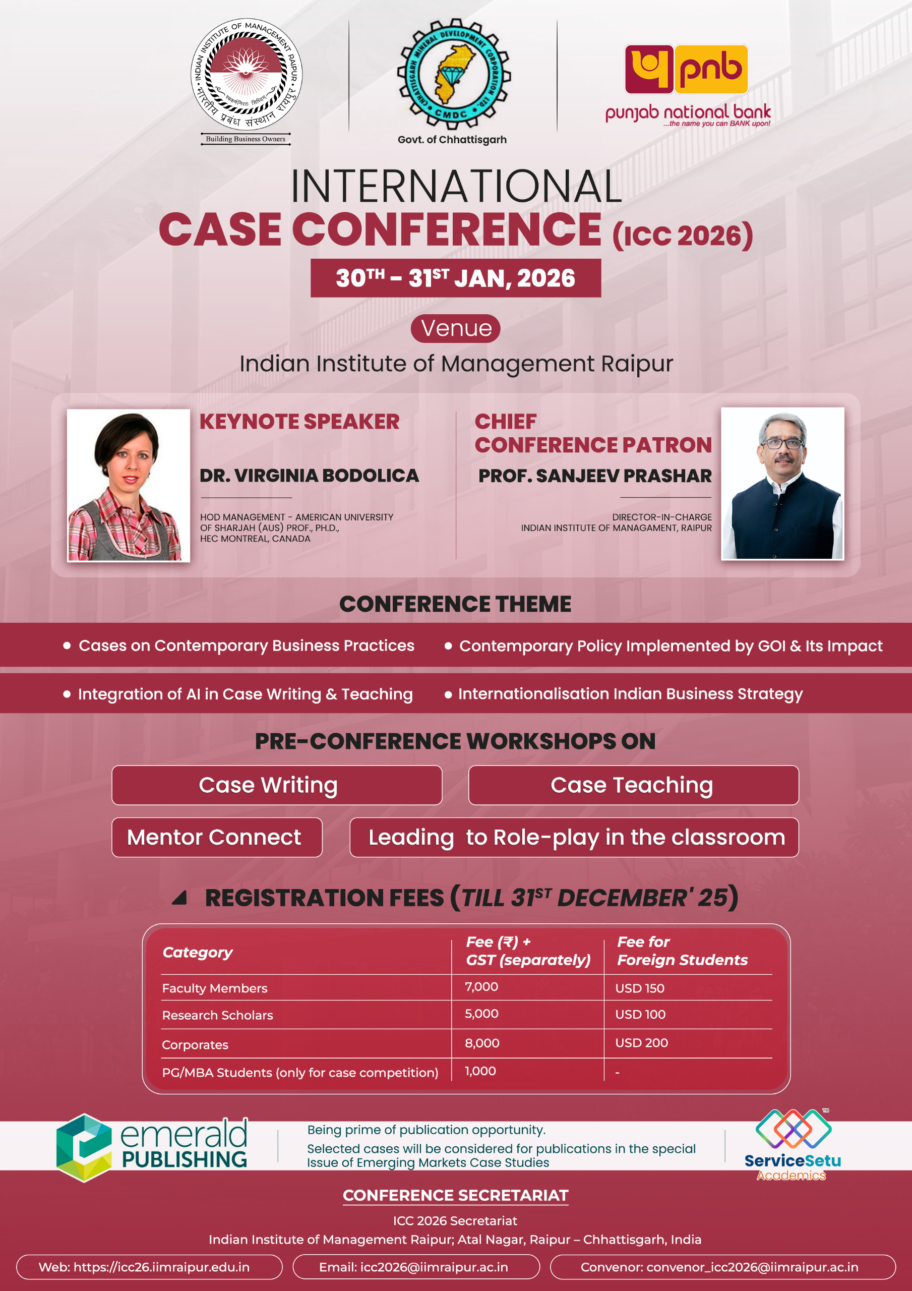International Case Conference (ICC 2026) | IIM Raipur