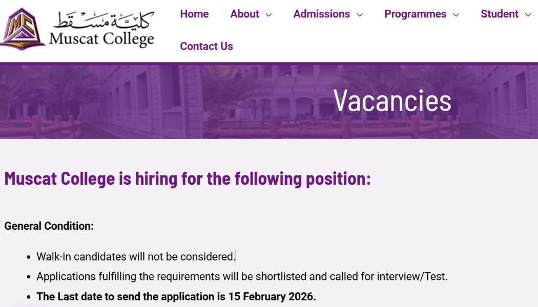 Faculty Recruitment - Business Economics