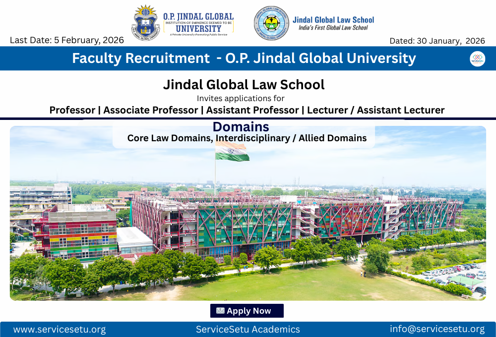 Faculty Recruitment | Jindal Global Law School